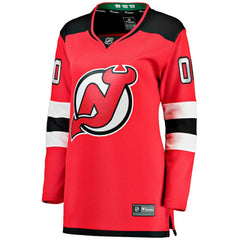 New Jersey Devils Fanatics Women's Home Breakaway Custom Jersey - Red - NHL