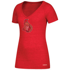 Derick Brassard Ottawa Senators CCM Women's Name & Number V-Neck T-Shirt - Red - NHL