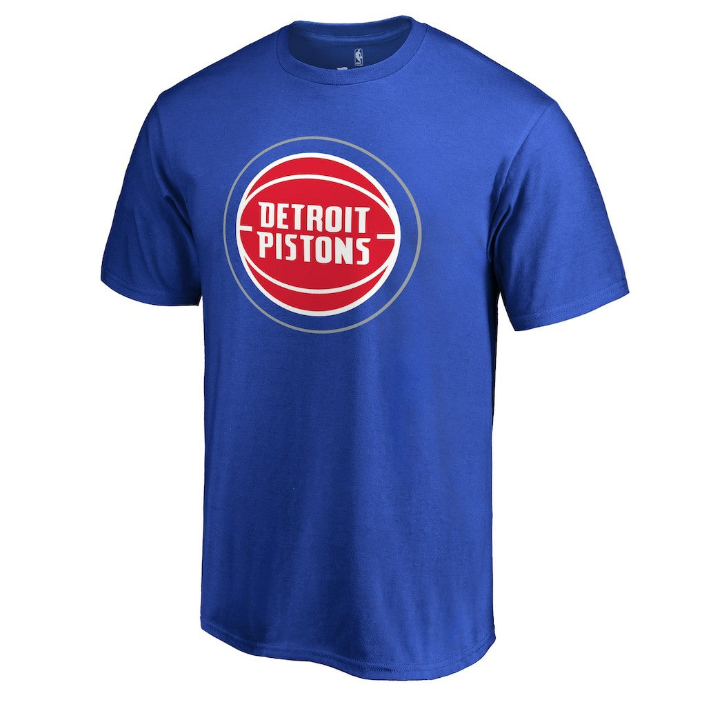 Detroit Pistons Primary Logo 2 T-Shirt Royal - NBA
