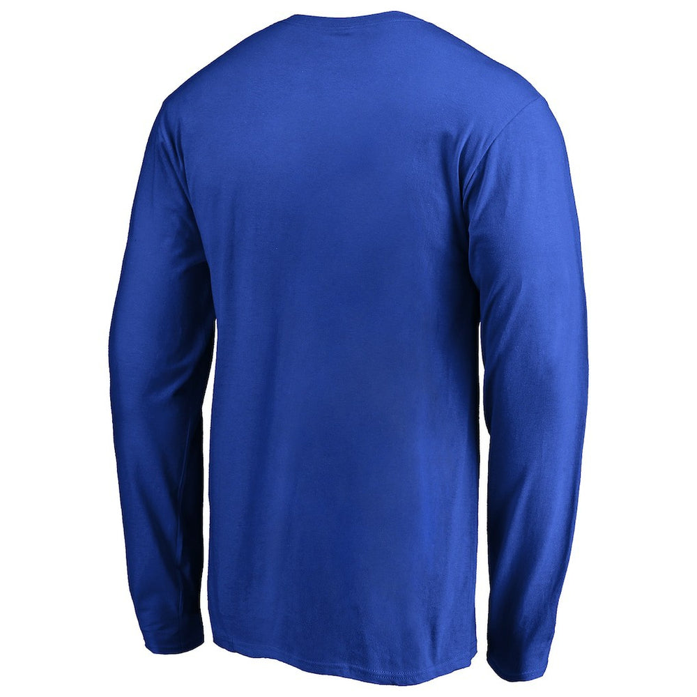 Detroit Pistons Primary Logo 2 Long Sleeve T-Shirt Royal - NBA