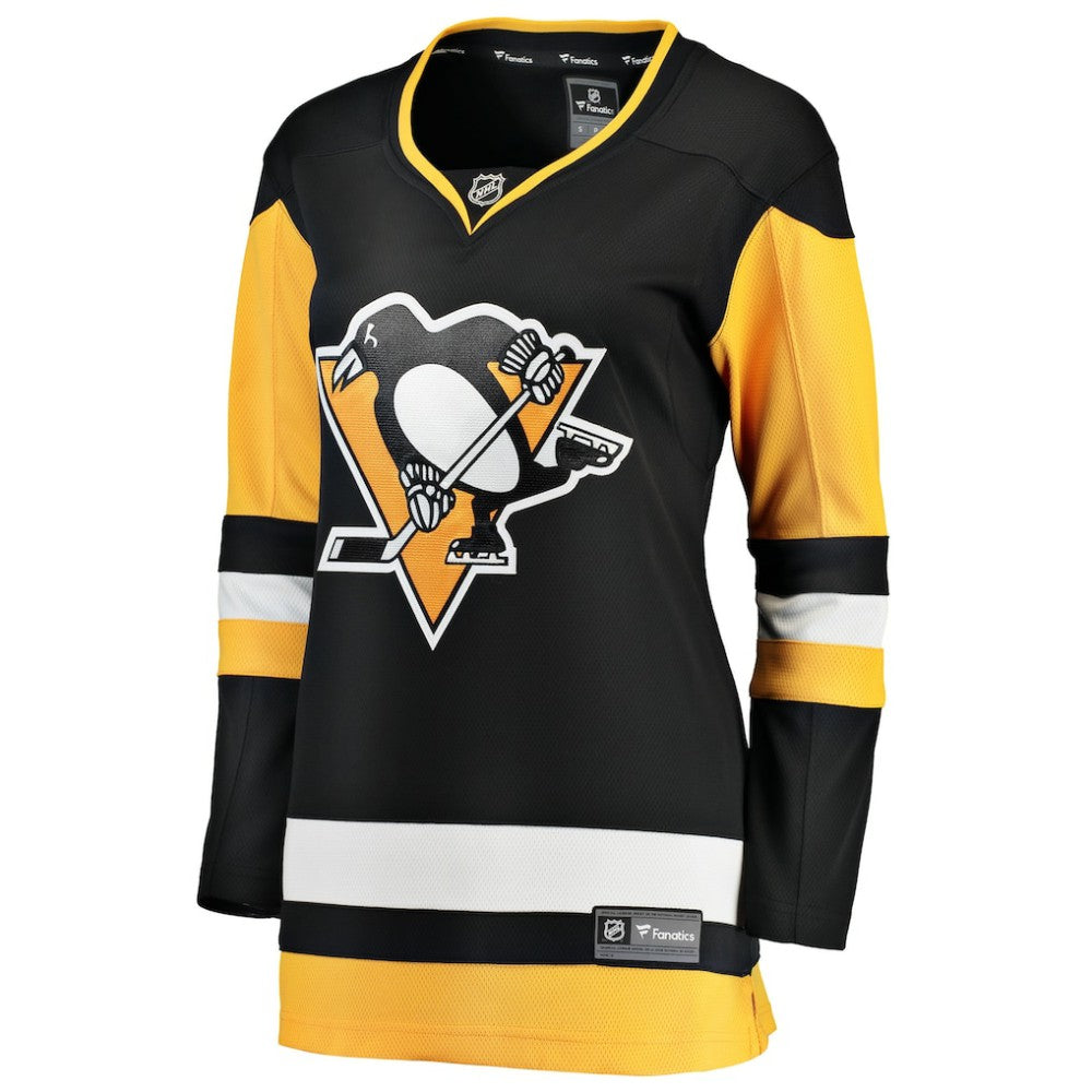 Pittsburgh Penguins Fanatics Women's Home Breakaway Jersey - Black - NHL