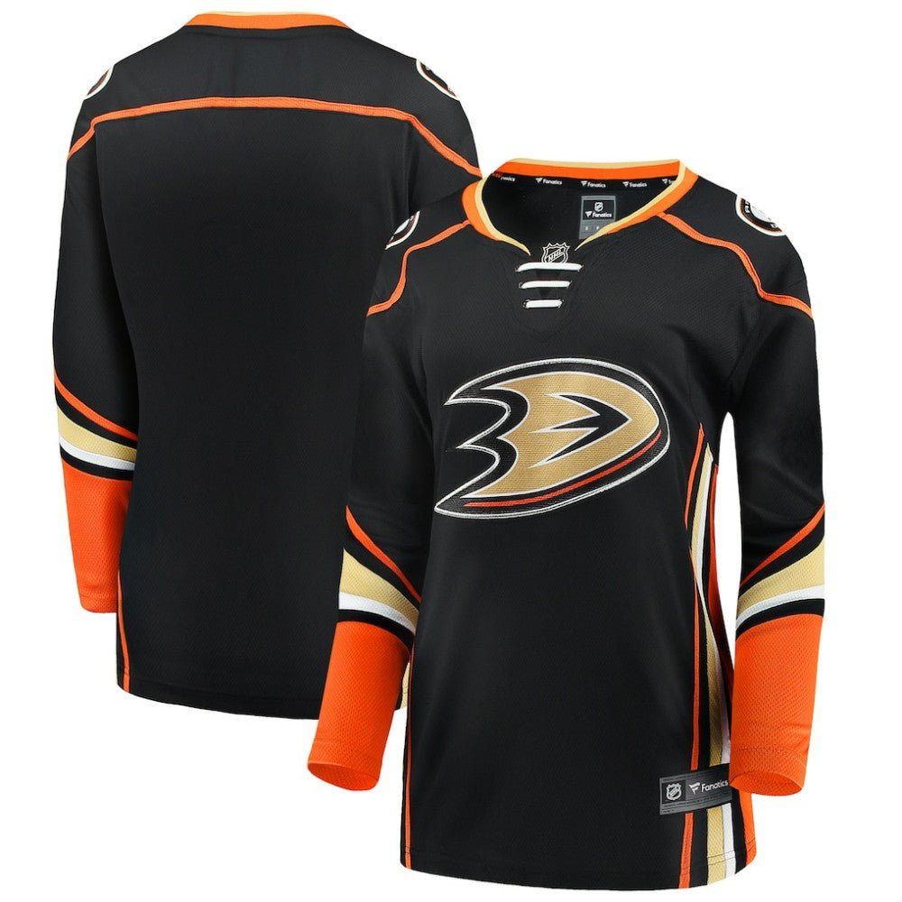 Anaheim Ducks Fanatics Women's Home Breakaway Jersey - Black - NHL