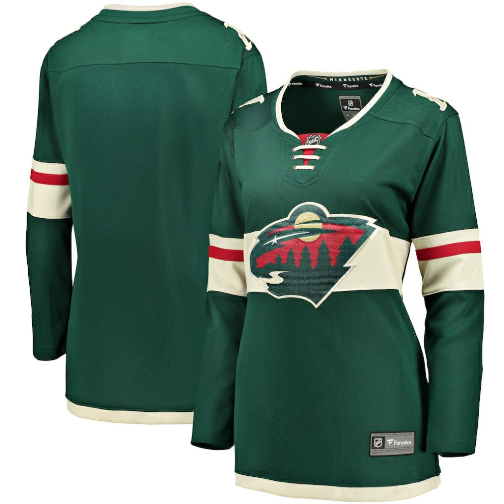 Minnesota Wild Fanatics Women's Home Breakaway Jersey - Green - NHL