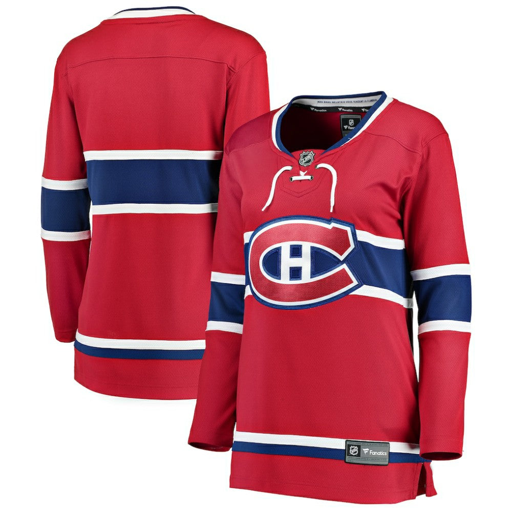 Montreal Canadiens Fanatics Women's Home Breakaway Jersey - Red - NHL