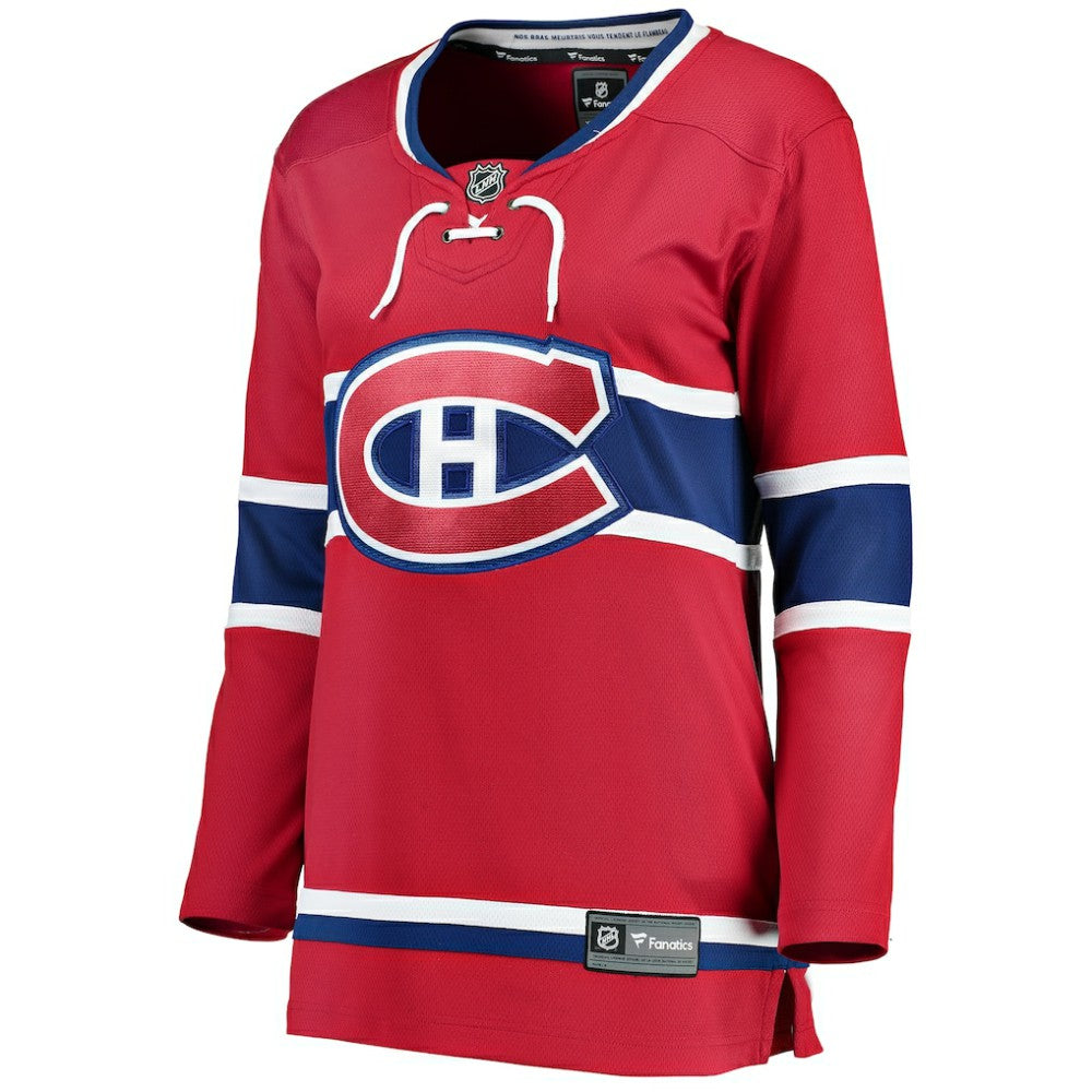 Montreal Canadiens Fanatics Women's Home Breakaway Jersey - Red - NHL