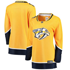 Nashville Predators Fanatics Women's Home Breakaway Jersey - Yellow - NHL