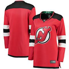 New Jersey Devils Fanatics Women's Home Breakaway Jersey - Red - NHL