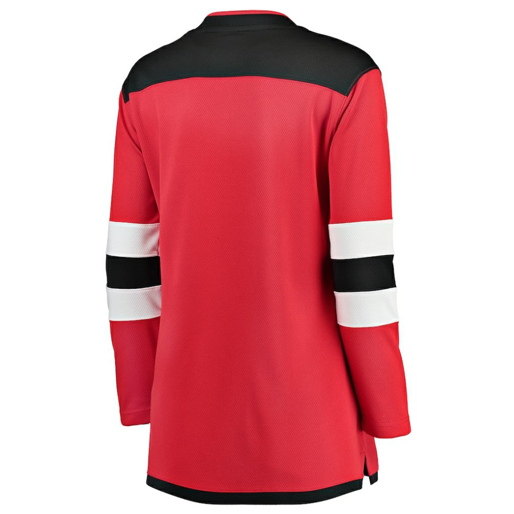 New Jersey Devils Fanatics Women's Home Breakaway Jersey - Red - NHL