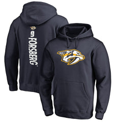 Filip Forsberg Nashville Predators Backer Pullover Hoodie - Navy - NHL