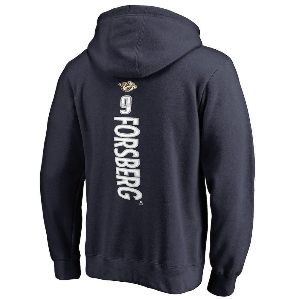 Filip Forsberg Nashville Predators Backer Pullover Hoodie - Navy - NHL