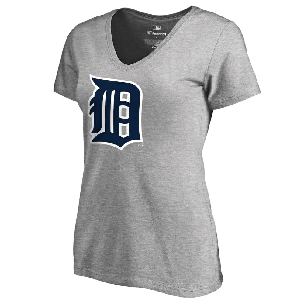 Detroit Tigers Women's Forbes V-Neck T-Shirt - MLB