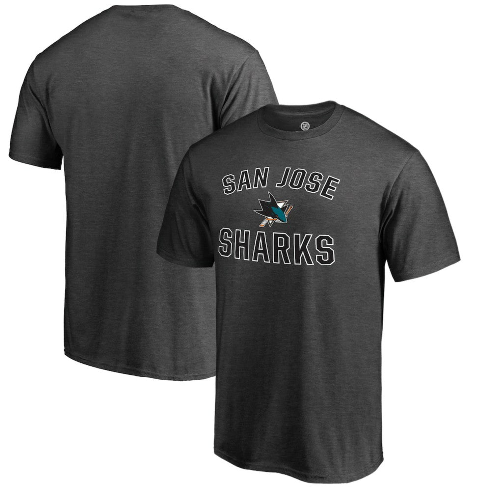 San Jose Sharks Victory Arch T-Shirt - Heathered Gray - NHL