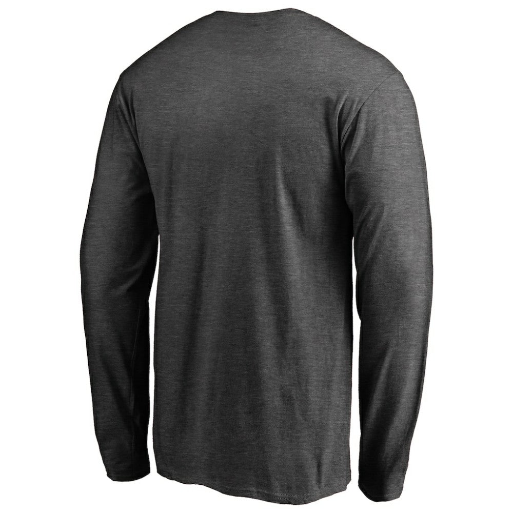 New Jersey Devils Victory Arch Long Sleeve T-Shirt - Heathered Gray - NHL