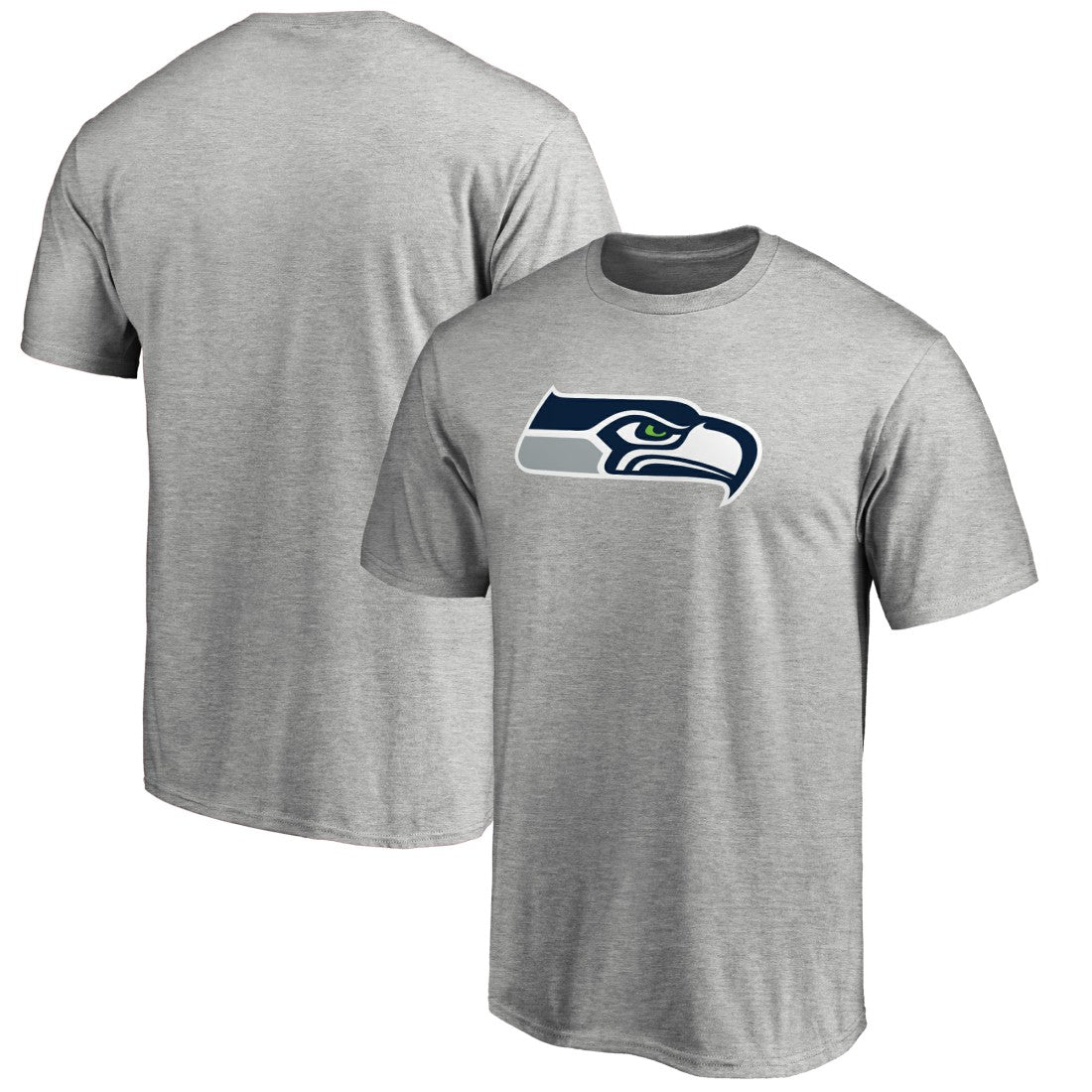 Seattle Seahawks Primary Logo T-Shirt Heathered Gray | NFL