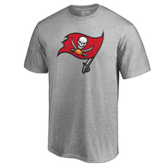 Tampa Bay Buccaneers Primary Logo T-Shirt Heathered Gray | NFL