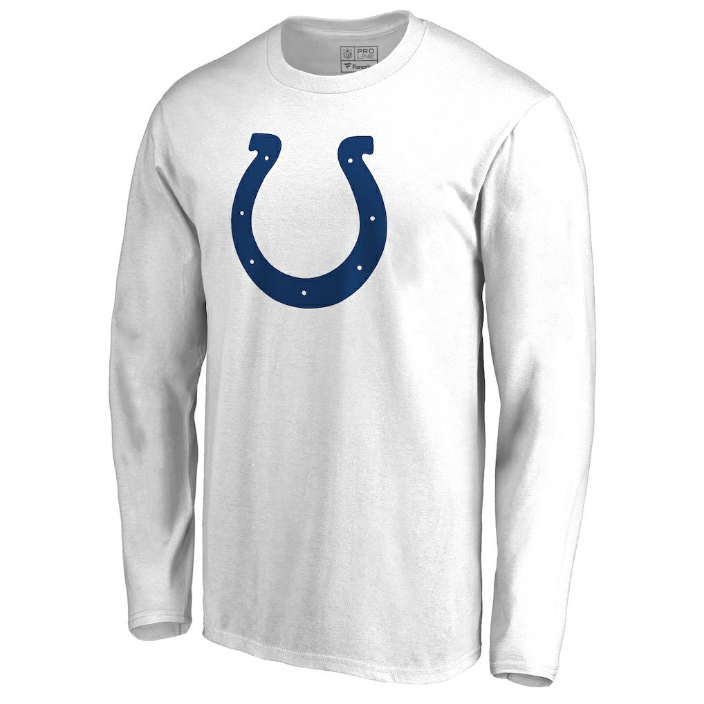 Indianapolis Colts Primary Logo Long-Sleeve T-Shirt White | NFL