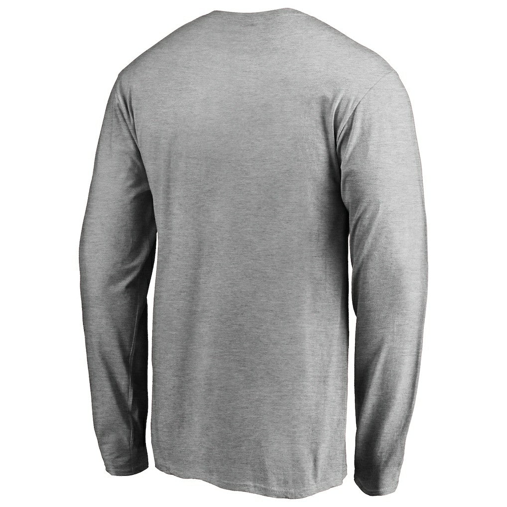 Las Vegas Raiders Primary Logo Long-Sleeve T-Shirt Heathered Gray | NFL