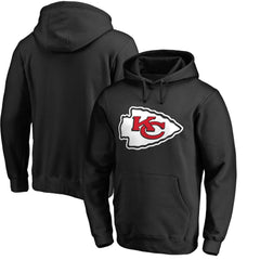 Kansas City Chiefs Primary Logo II Pullover Hoodie Black | NFL