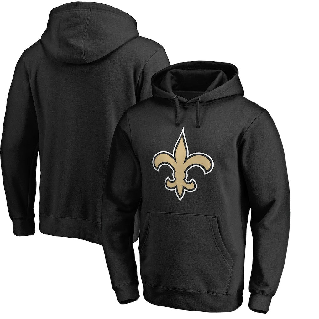 New Orleans Saints Primary Logo Pullover Hoodie Black | NFL