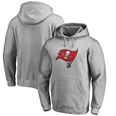 Tampa Bay Buccaneers Primary Logo Pullover Hoodie Heathered Gray | NFL