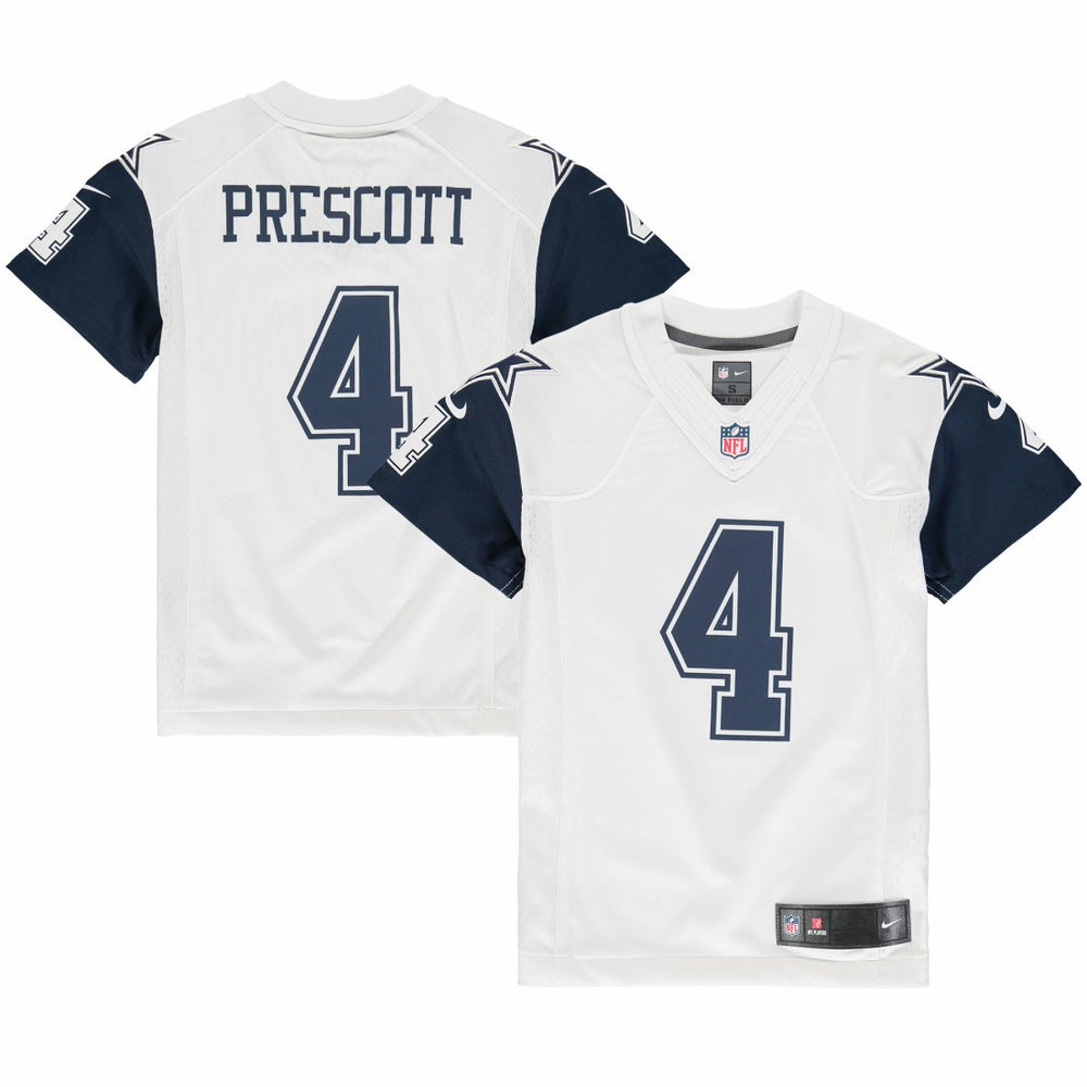 Dak Prescott Dallas Cowboys Youth Color Rush Game Jersey White | Nike for Sale