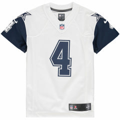 Dak Prescott Dallas Cowboys Youth Color Rush Game Jersey White | Nike for Sale