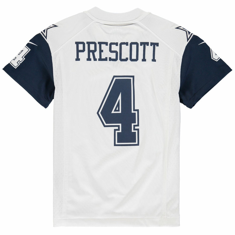 Dak Prescott Dallas Cowboys Youth Color Rush Game Jersey White | Nike for Sale