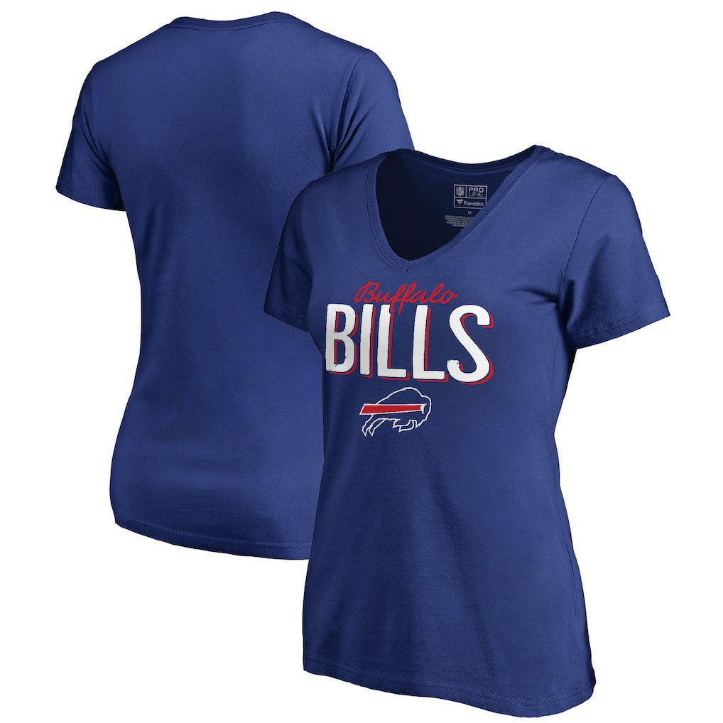 Buffalo Bills Women's Nostalgia T-Shirt Royal | NFL