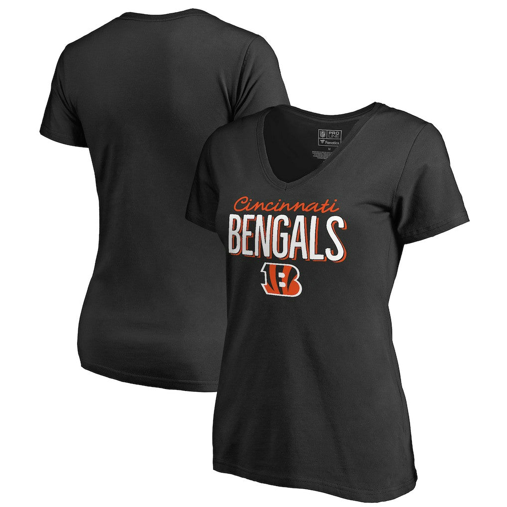 Cincinnati Bengals Women's Nostalgia T-Shirt Black | NFL