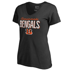 Cincinnati Bengals Women's Nostalgia T-Shirt Black | NFL