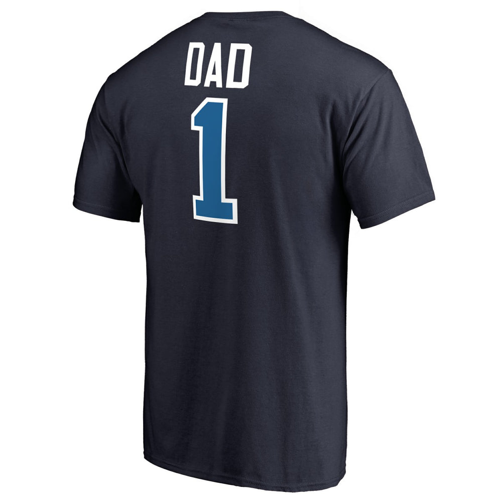 Minnesota Timberwolves #1 Dad T-Shirt Navy - NBA