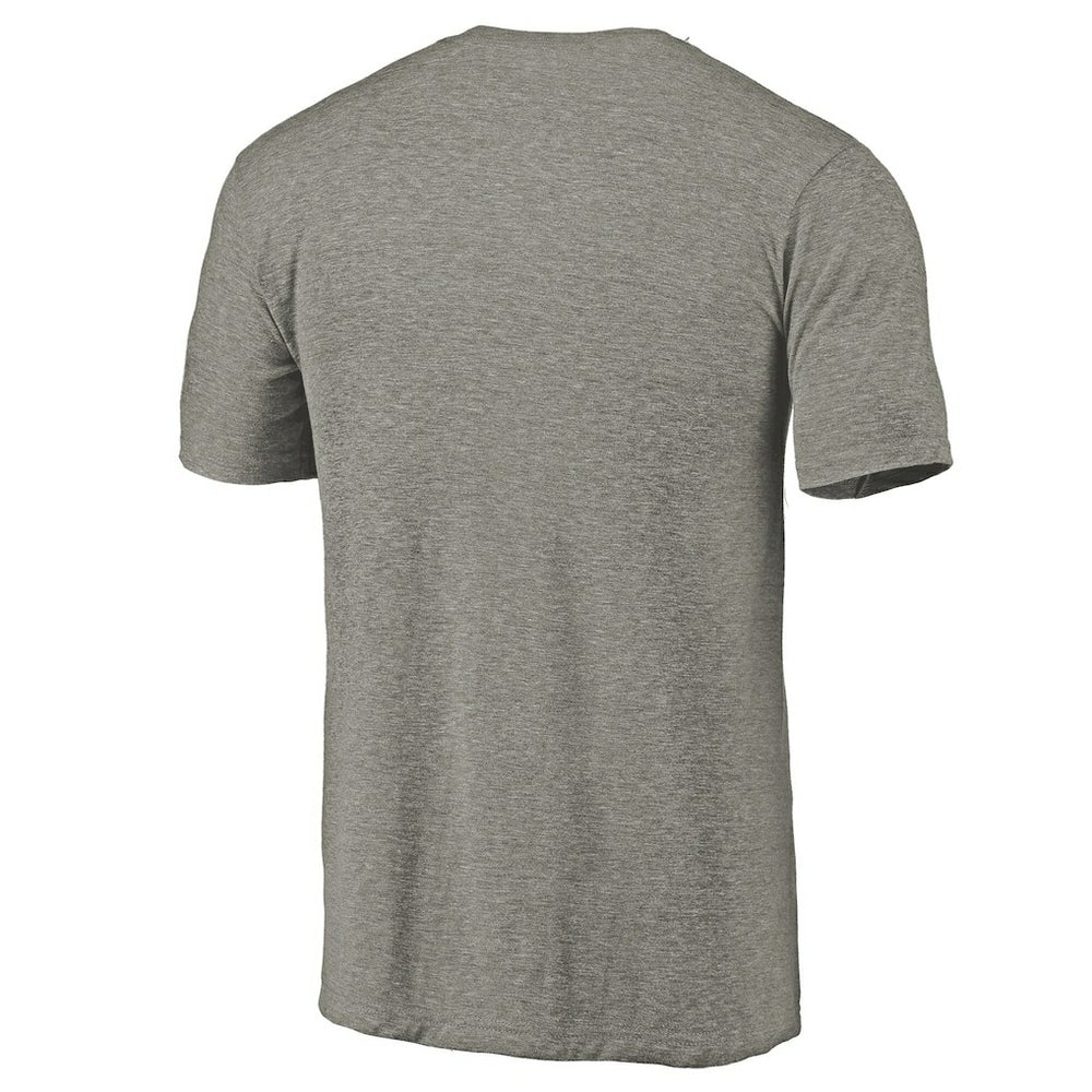 Indiana Pacers Distressed Team Logo Tri-Blend T-Shirt Heather Gray - NBA