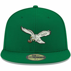 Philadelphia Eagles New Era Omaha Throwback 59FIFTY Fitted Hat Kelly Green | NFL