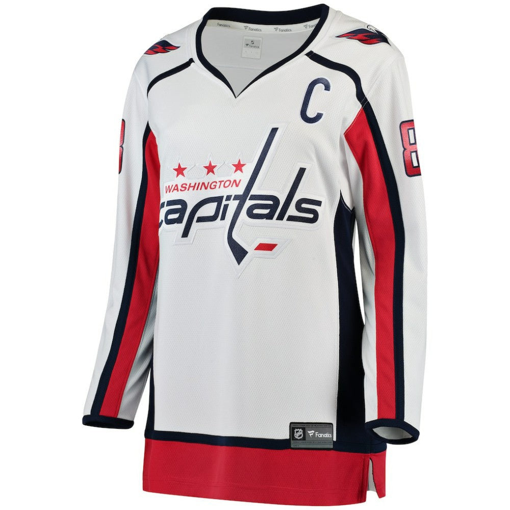 Alexander Ovechkin Washington Capitals Fanatics Women's Away Breakaway Jersey - White - NHL