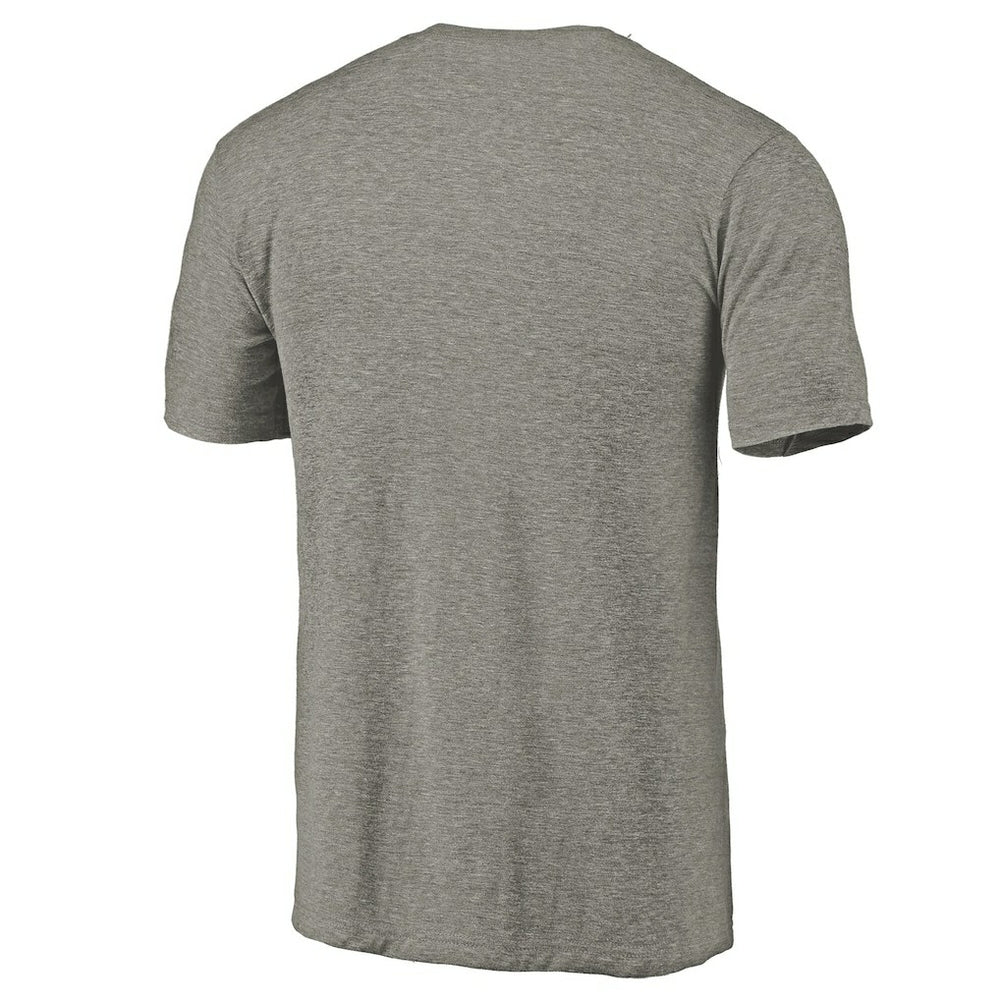 Houston Rockets Distressed Team Logo Tri-Blend T-Shirt Heather Gray - NBA