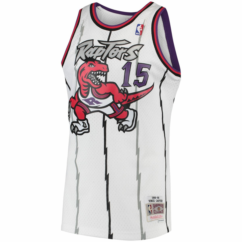 Vince Carter Toronto Raptors 1998/99 Hardwood Classics Swingman Jersey White - NBA