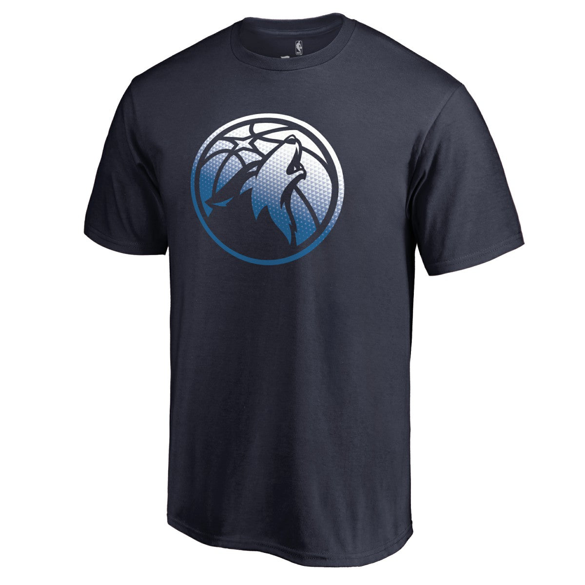 Minnesota Timberwolves Gradient Logo T-Shirt Navy - NBA
