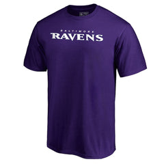 Baltimore Ravens Wordmark T-Shirt Purple | NFL