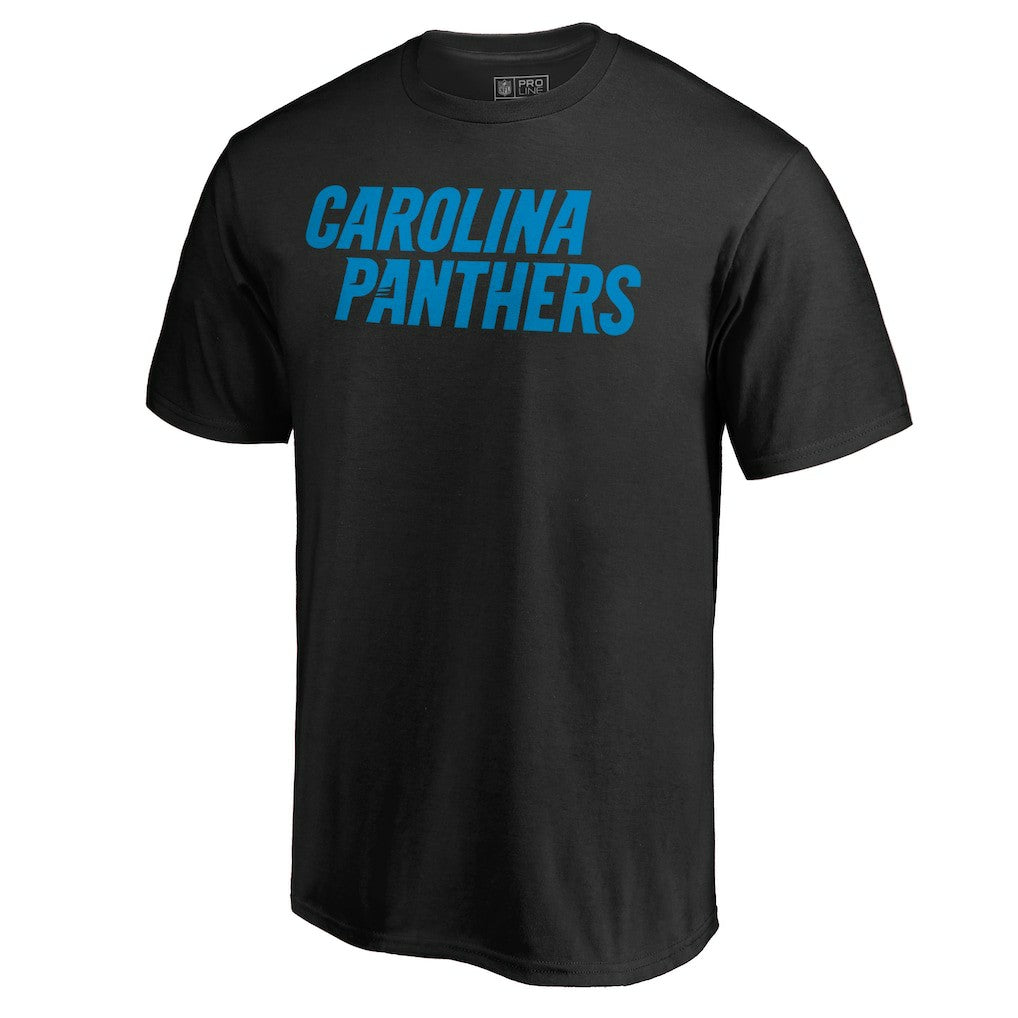 Carolina Panthers Wordmark T-Shirt Black | NFL