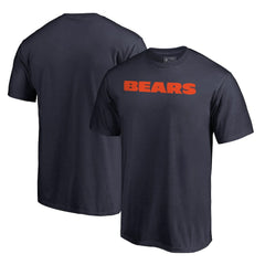 Chicago Bears Wordmark T-Shirt Navy | NFL
