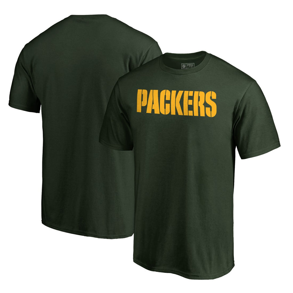Green Bay Packers Wordmark T-Shirt Green | NFL