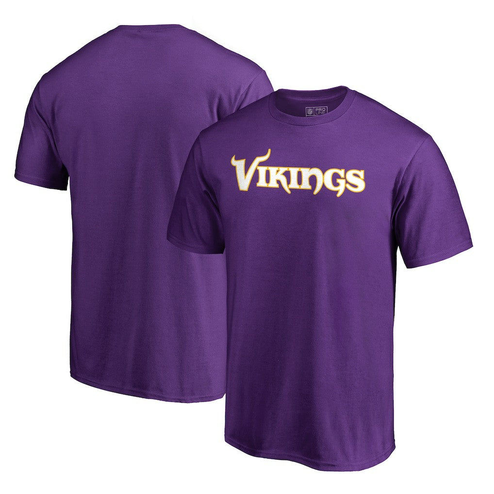 Minnesota Vikings Wordmark T-Shirt Purple | NFL