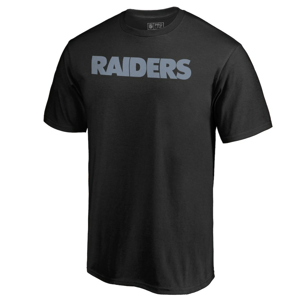 Las Vegas Raiders Wordmark T-Shirt Black | NFL