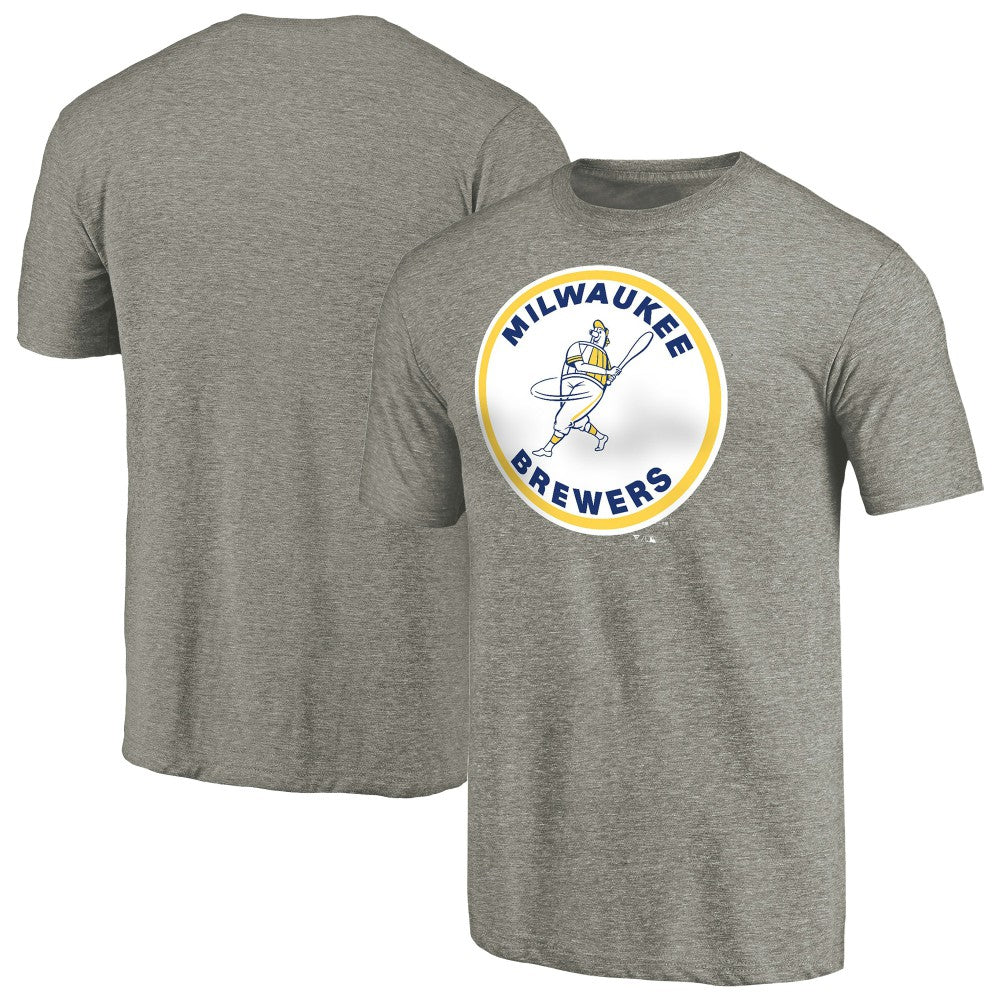 Milwaukee Brewers Cooperstown Collection Forbes Tri-Blend T-Shirt - MLB