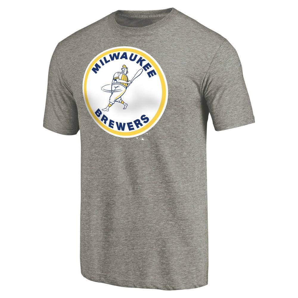 Milwaukee Brewers Cooperstown Collection Forbes Tri-Blend T-Shirt - MLB