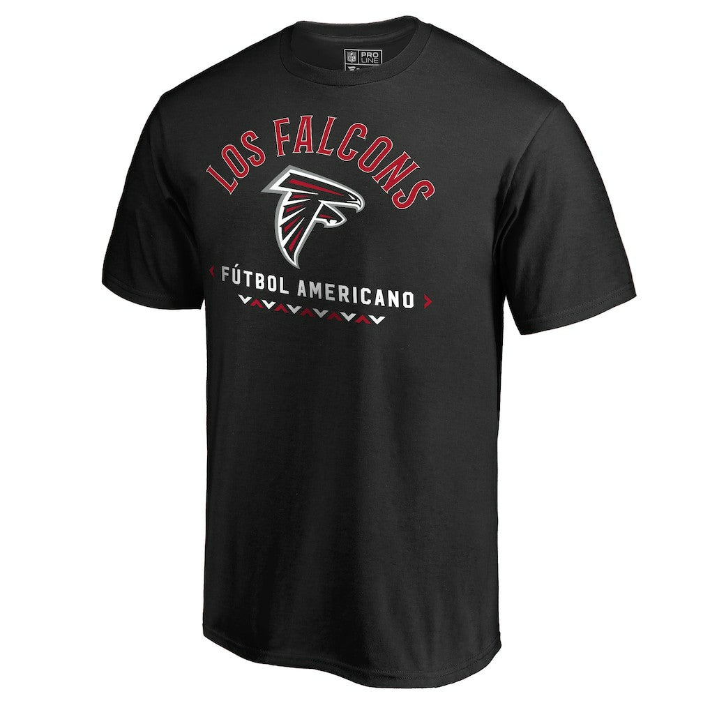 Atlanta Falcons Futbol Americano T-Shirt Black | NFL