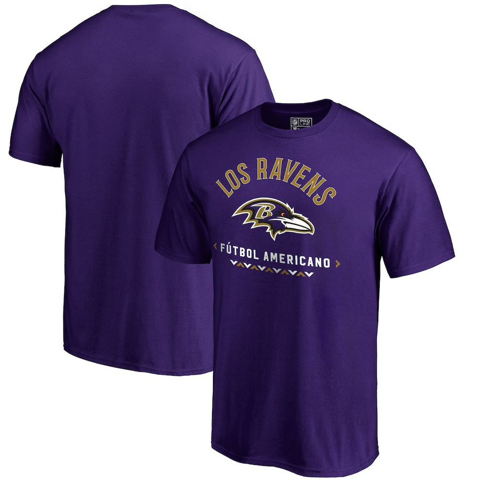 Baltimore Ravens Futbol Americano T-Shirt Purple | NFL