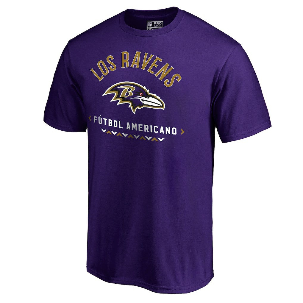Baltimore Ravens Futbol Americano T-Shirt Purple | NFL