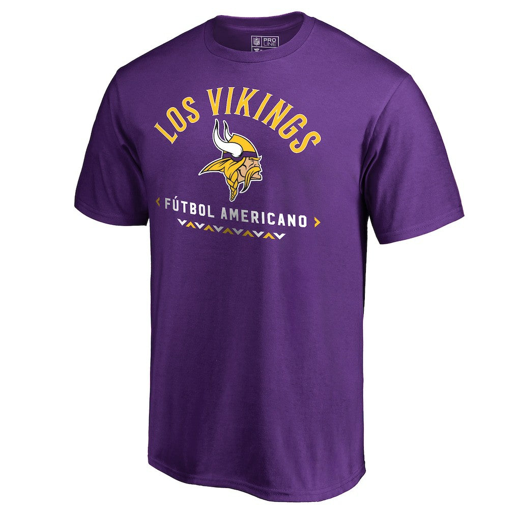 Minnesota Vikings Futbol Americano T-Shirt Purple | NFL
