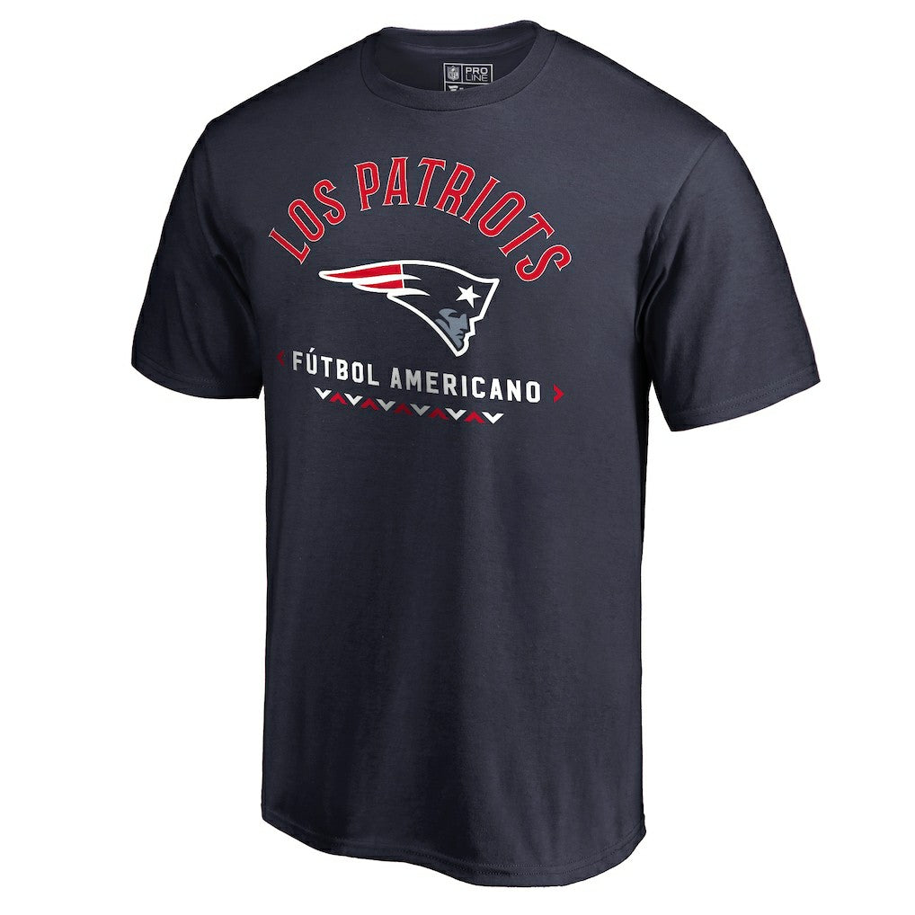 New England Patriots Futbol Americano T-Shirt Navy | NFL
